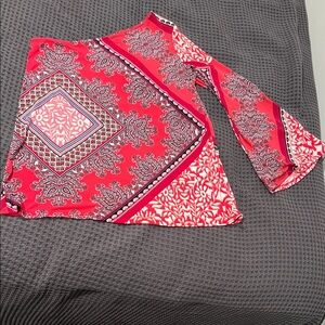 Chico’s One Shoulder Long Sleeve Top